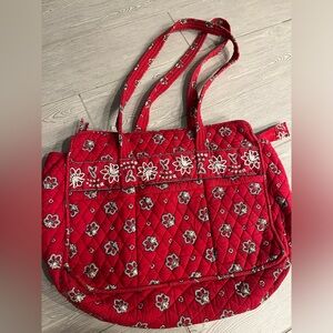 Vera Red Bandana Duffel